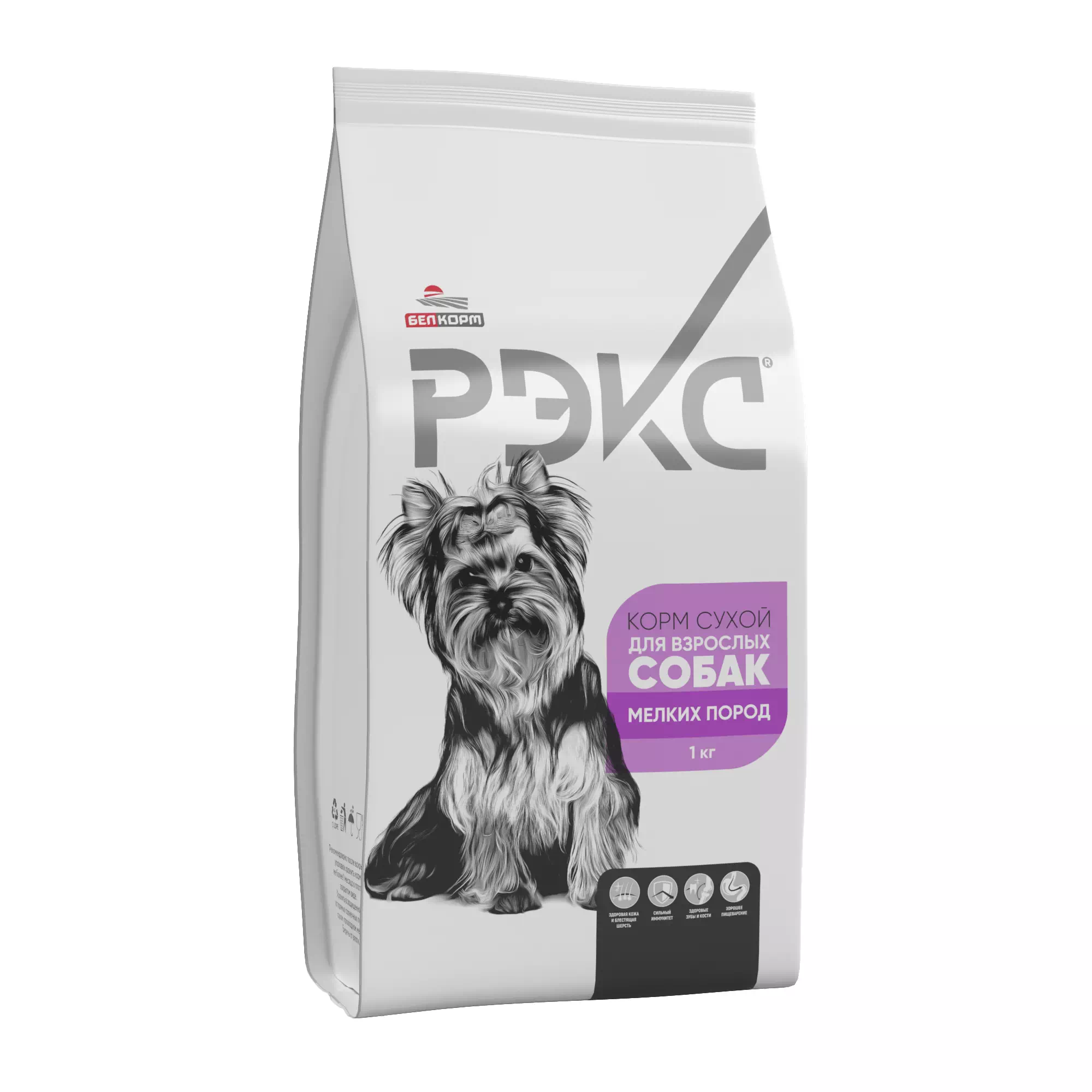 "REX" dry food for adult dogs of small breeds